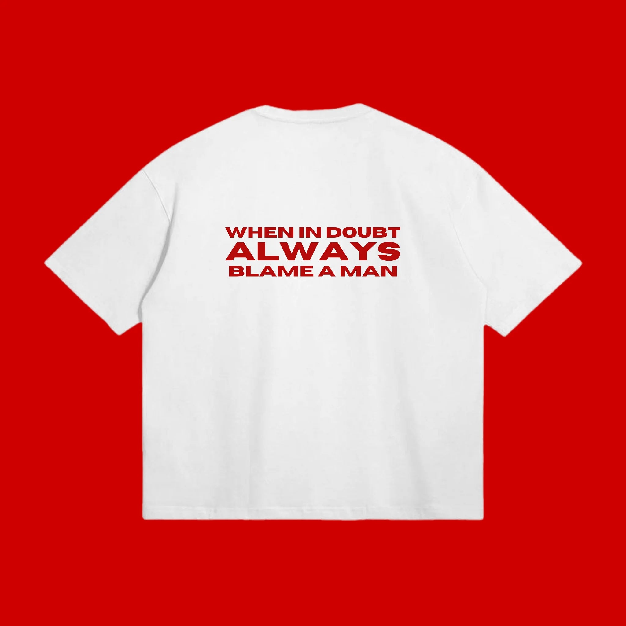 ALWAYS BLAME A MAN T-Shirt